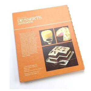 Betty Crocker Desserts Cookbook 1974 First Edition Hardcover Vintage Spiral‎